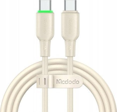 Kabel USB Mcdodo USB-C - USB-C 1.2 m Beżowy (CA-4770)