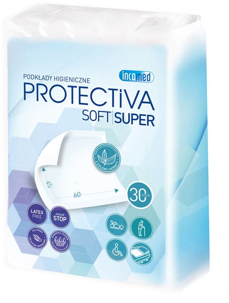 Podkłady chłonne Protectiva Soft, 30 szt. 45 x 60 cm, 30 szt.