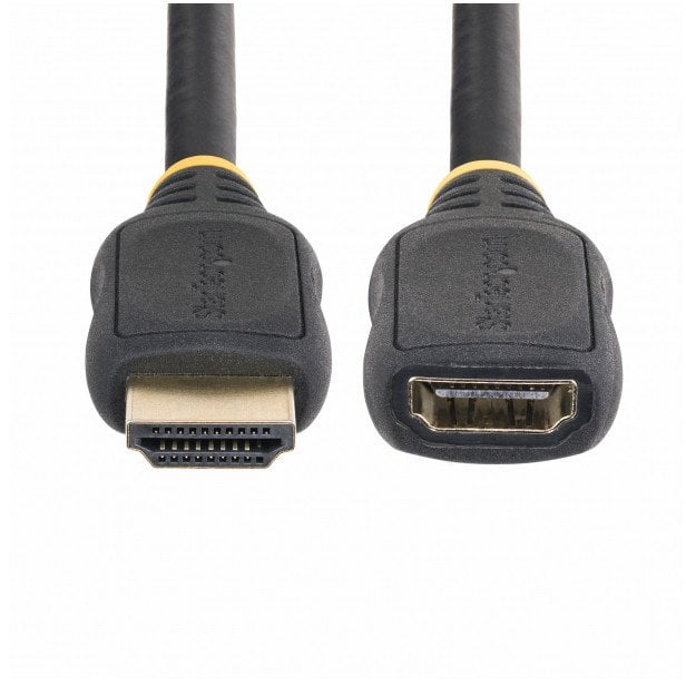 StarTech.com 6.6ft HDMI 2.0 Extension Cable, 4K 60Hz, M/F - High Speed - HDMI-Verlangerungskabel - HDMI mannlich zu HDMI weiblich - 2 m - abgeschirmt