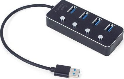 HUB USB Gembird I/O HUB USB3 4PORT/UHB-U3P4P-01 GEMBIRD