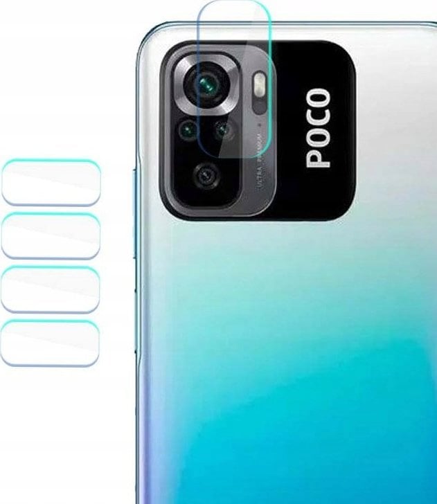 3MK Szkło hybrydowe na obiektyw aparatu 3MK Lens Protect Xiaomi POCO M5s [4 PACK]