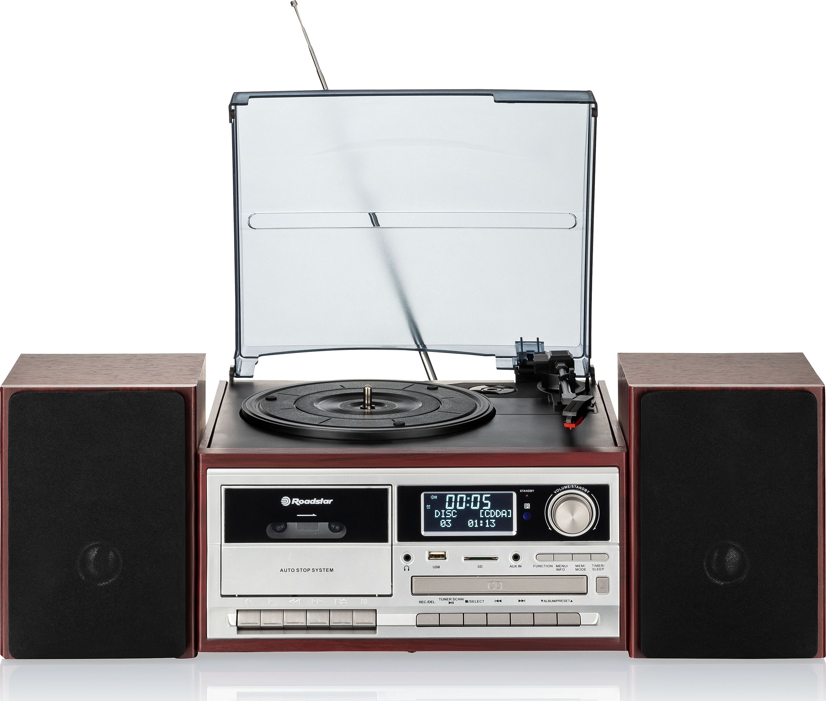 Gramofon Roadstar HIF-8892D+BT Retro