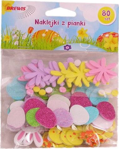 BREWIS Naklejki z pianki BREWIS Wielkanocne PVE 03 Brewis