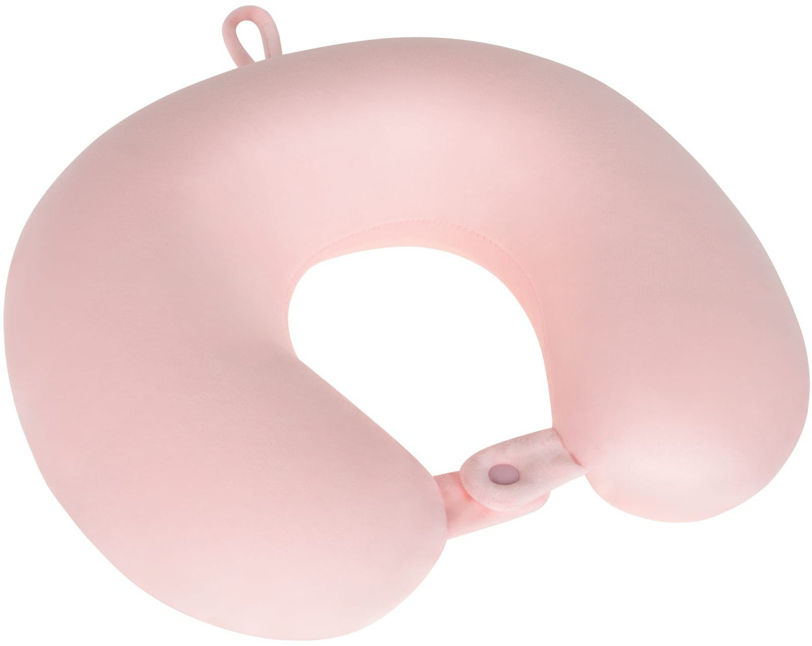 Poduszka turystyczna - podróżna z pianki MEMORY, REBEL ACTIVE , kolor różowy