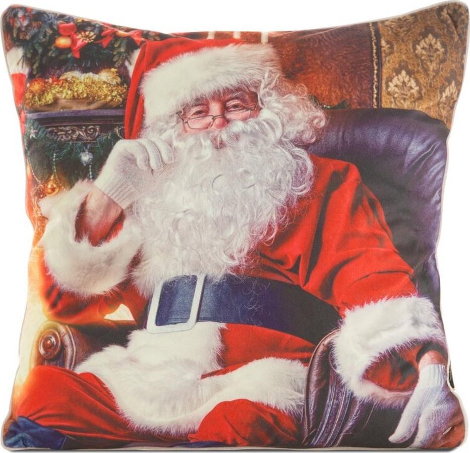 Eurofirany POSZEWKA ŚWIATECZNA 131 45 X 45 CM CZERWONY