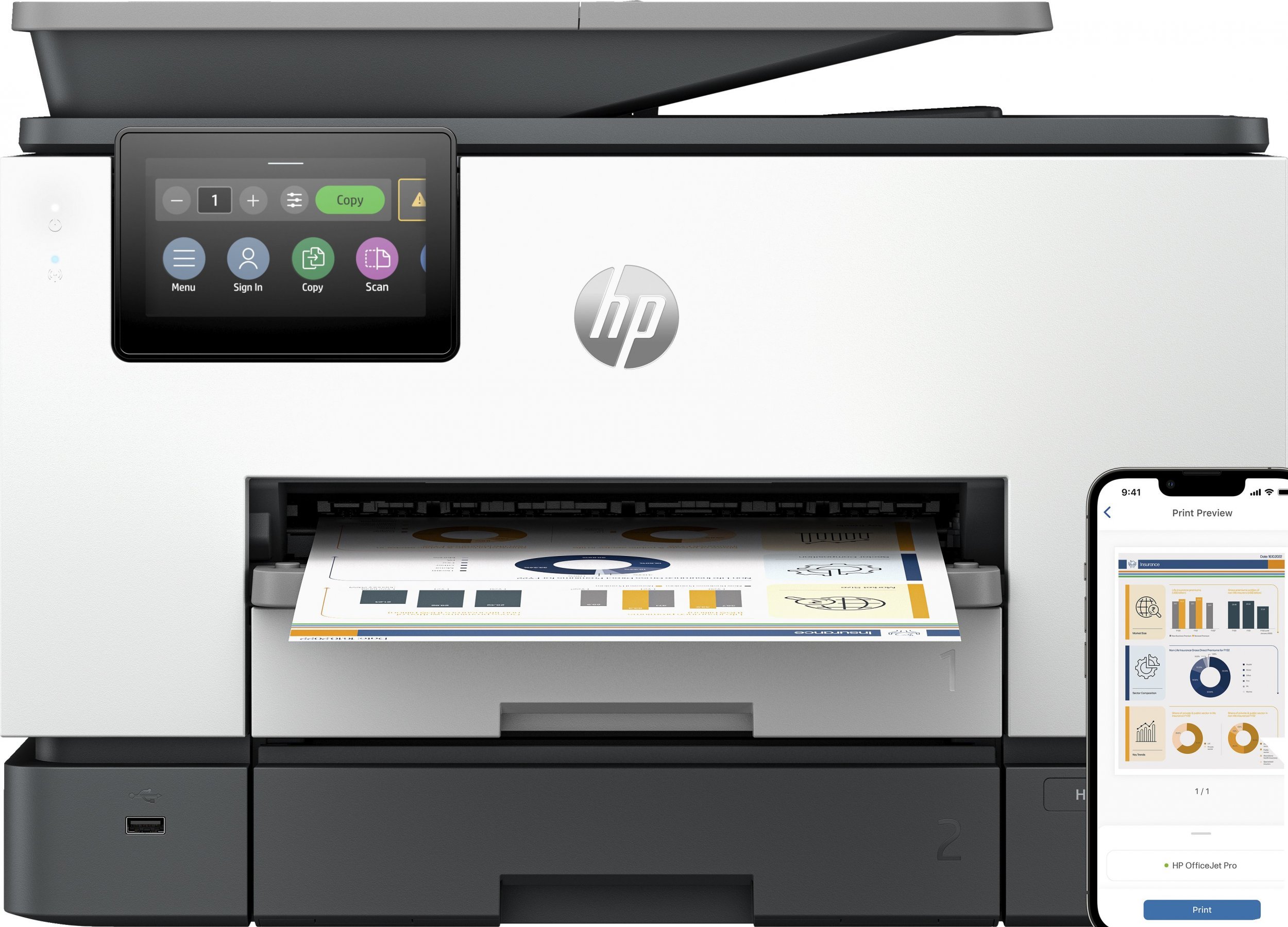 Urządzenie wielofunkcyjne HP OfficeJet Pro 9130b (4U561B)