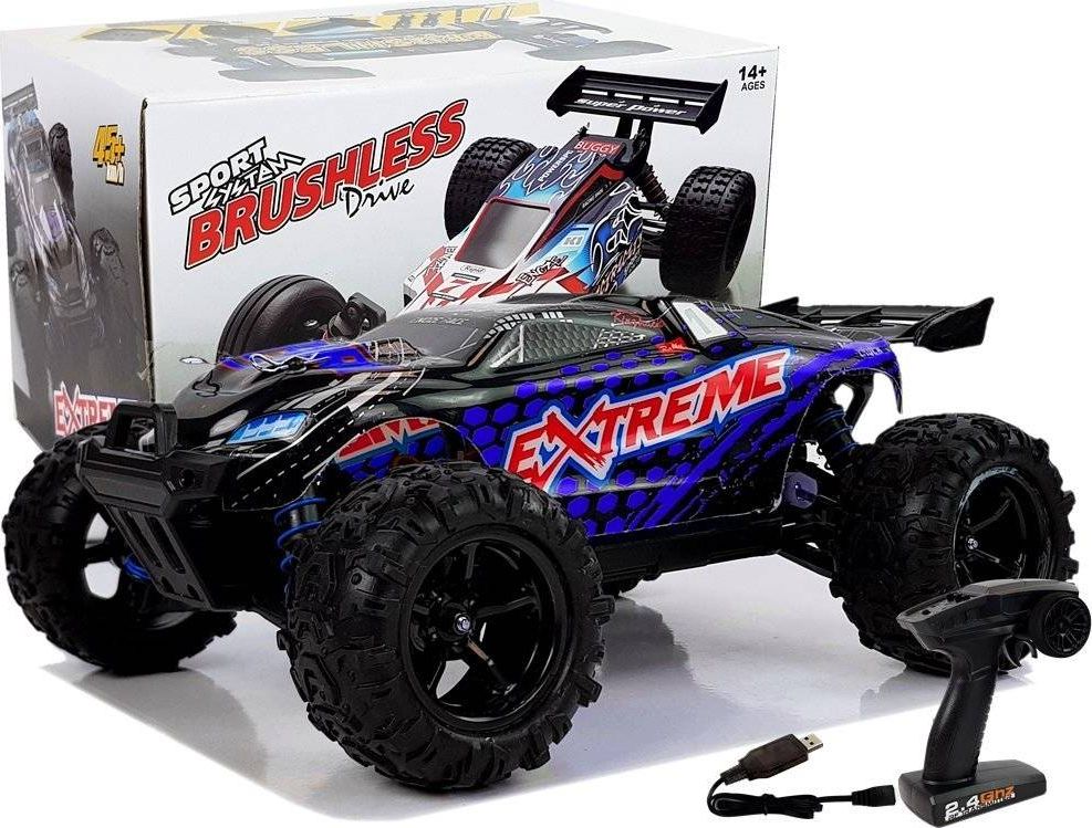 Lean Sport Auto Rajdowe Wyścigowe Zdalnie Sterowane 1:18 Niebieskie ENOZE 9302E Prędkość 45 km/h