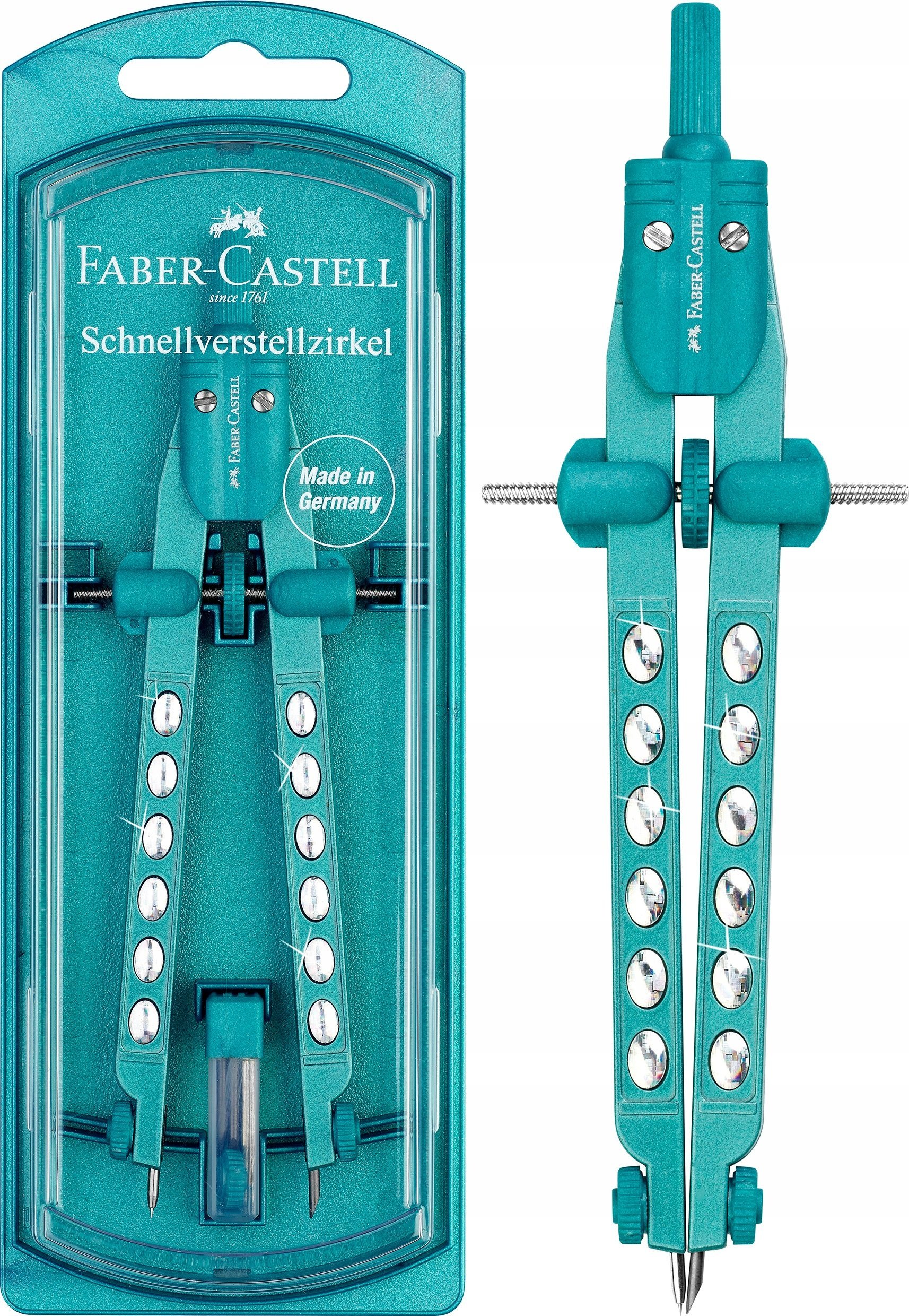 Faber-Castell FABER-CASTELL Schnellverstellzirkel Factory Sparkle