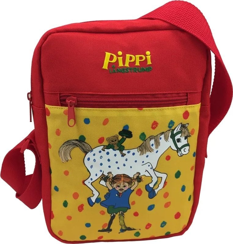 LEGO Pippi Shoulder bag with front zipped pocket and velcro pocket on the back and inside main compartment
