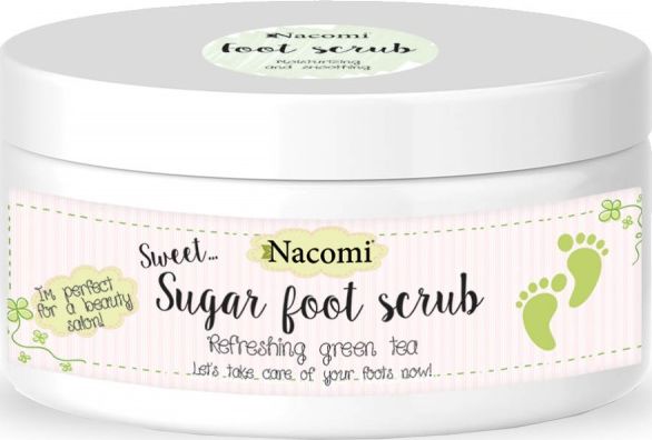 Nacomi Peeling do stóp cukrowy, zmiękczająco-nawilżający 100 ml