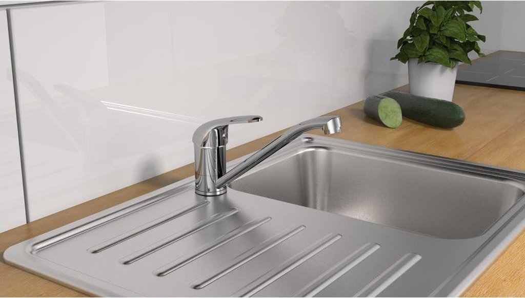 Bateria umywalkowa SCHTTE SCHTTE Bateria z mieszaczem FALCON, niskociśnieniowa, chromowa