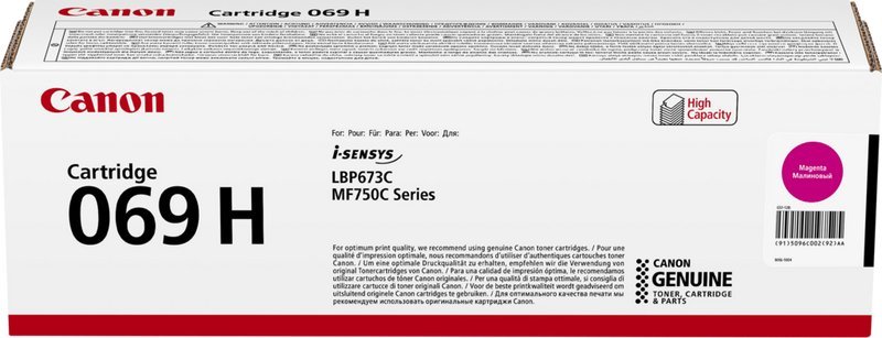 Toner Canon CRG-069H Magenta Oryginał (5096C002)