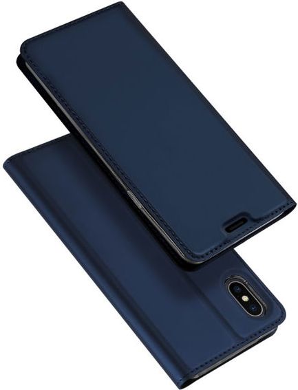 Dux Ducis Skin Leather Iphone XS MAX granatowe
