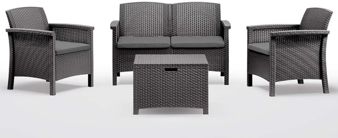 Garden furniture set Set Venezia 2 grey 8003723491676