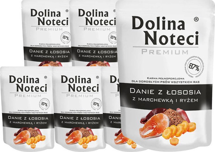 Dolina Noteci Premium z łososiem i ryżem 10x300g