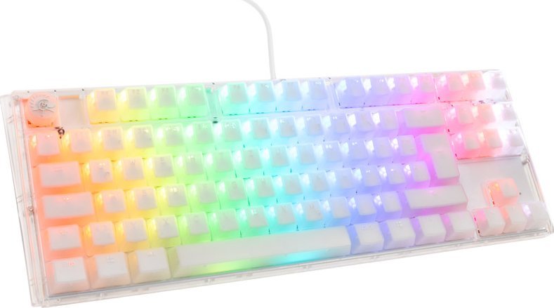 Klawiatura Ducky Ducky One 3 Aura White TKL Gaming Tastatur, RGB LED - Kailh Jellyfish Y