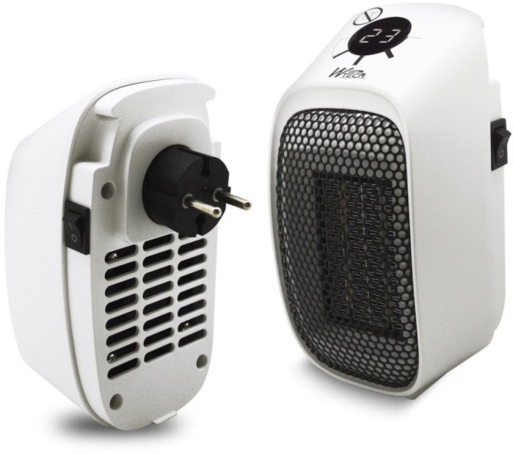 4IQ Keraminis kištukinis šildytuvas 400W, baltas