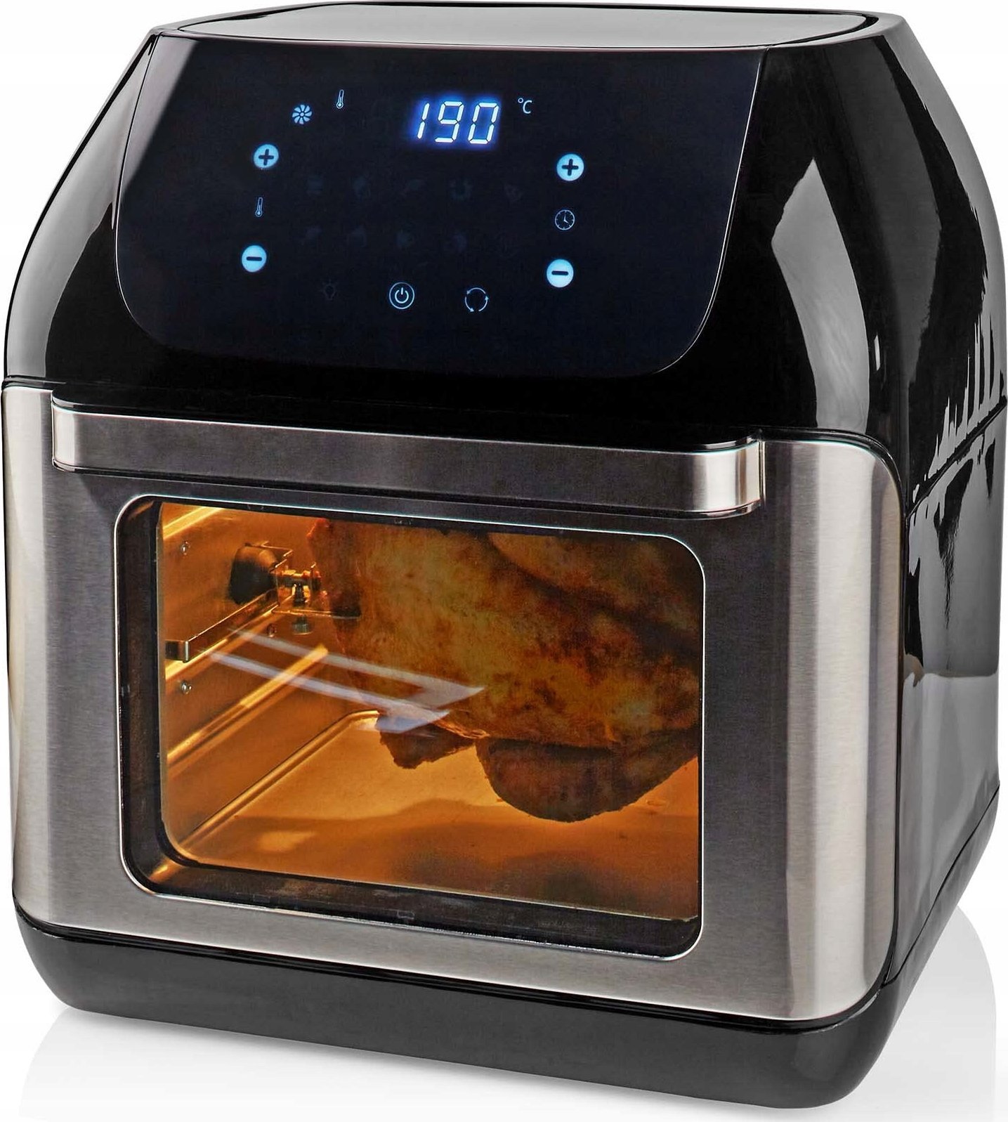 Frytkownica beztłuszczowa Nedis Nedis KAAFO300EBK frytkownica Pojedyńczy 12 l Autonomiczny 1500 W Frytkownica na gorące powietrze Czarny