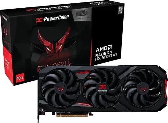 Karta graficzna POWERCOLOR Red Devil Radeon RX 9070 XT Special Edition 16GB GDDR6 (RX9070XT 16G-E/OC/BP)