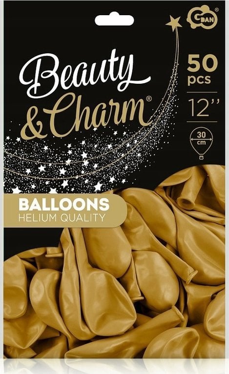 GoDan Balony Beauty&Charm metaliczne 30cm 50szt