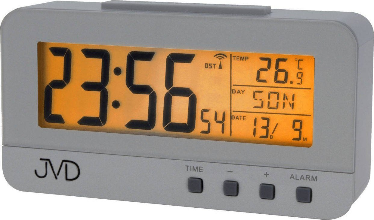 JVD Budzik JVD RB91 Termometr DCF77 Dni Tygodnia PL