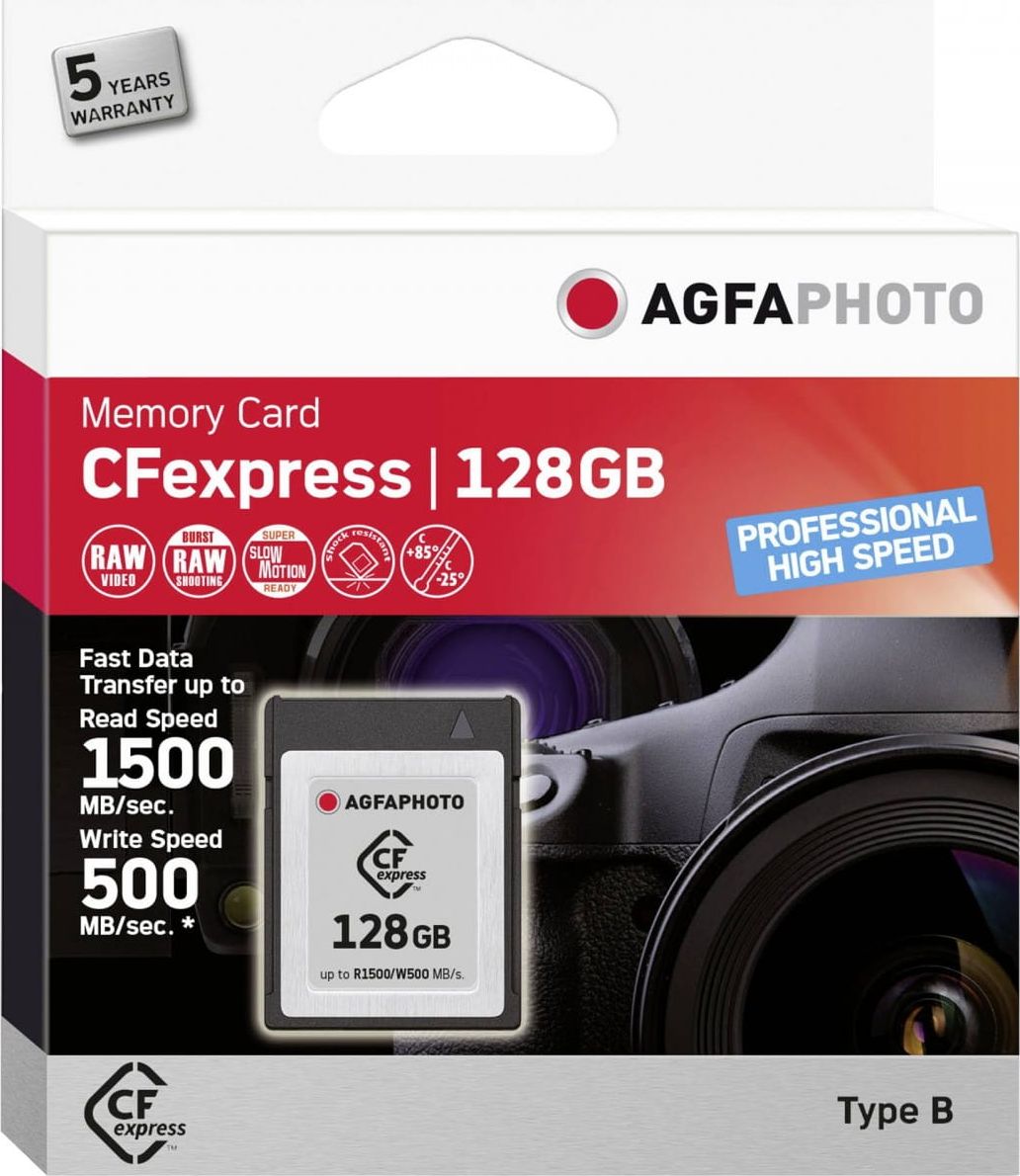 Karta AgfaPhoto Professional High Speed CFexpress 128 GB (10440)