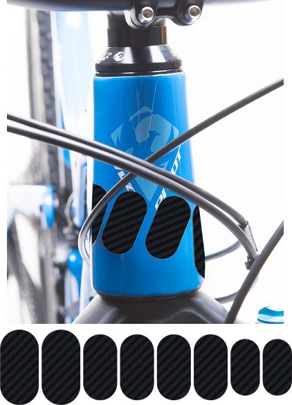 Lizard Skins Osłona Na Ramę PATCH KIT CARBON LEATHER Zestaw 8 szt. Przezroczysta (NEW) (LZS-LBPDS100)