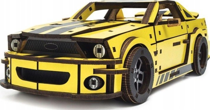 Pan i Pani Gadżet Puzzle Drewniane Łamigłówka Unimodels Unidragon Stallion GT Żółty