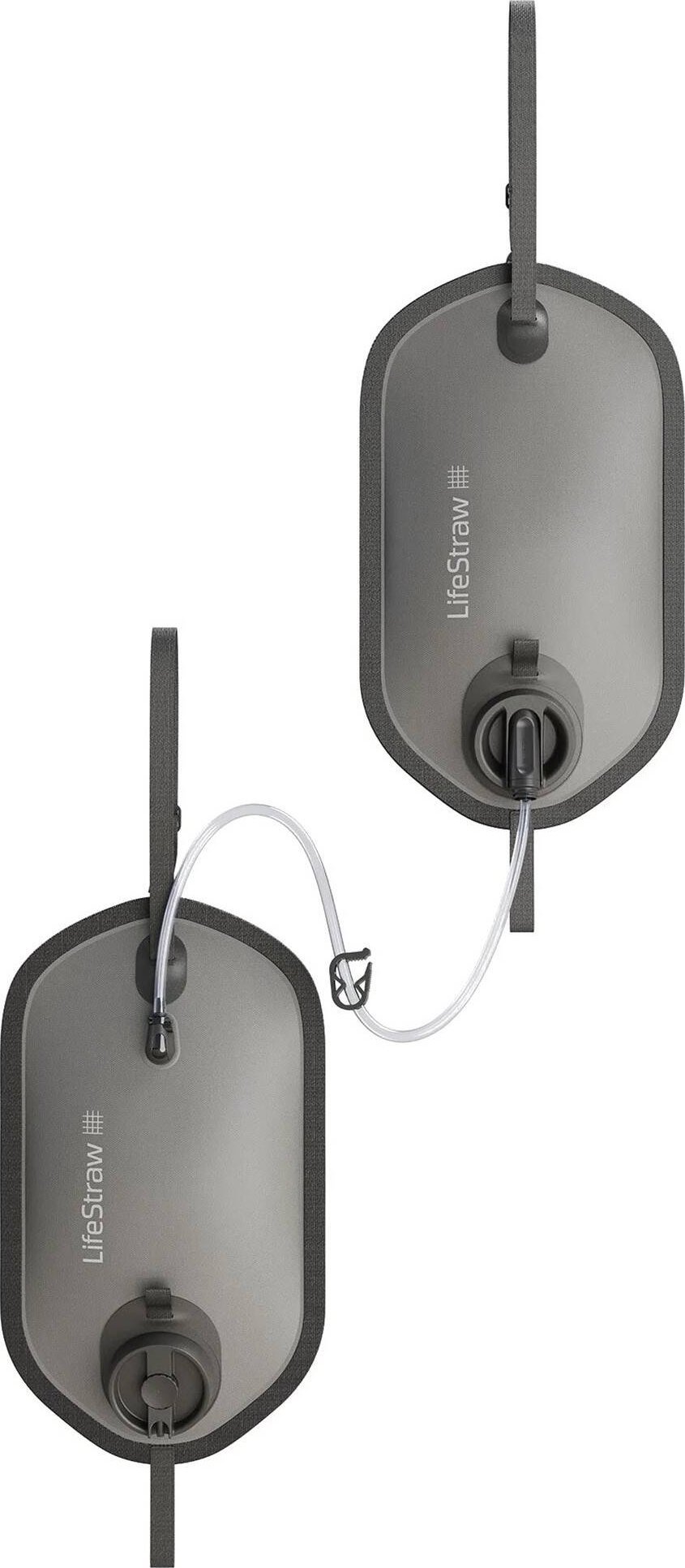 LifeStraw Zestaw Peak Series Gravity Water System with Storage Bag 8L + 8L - grey Uniwersalny