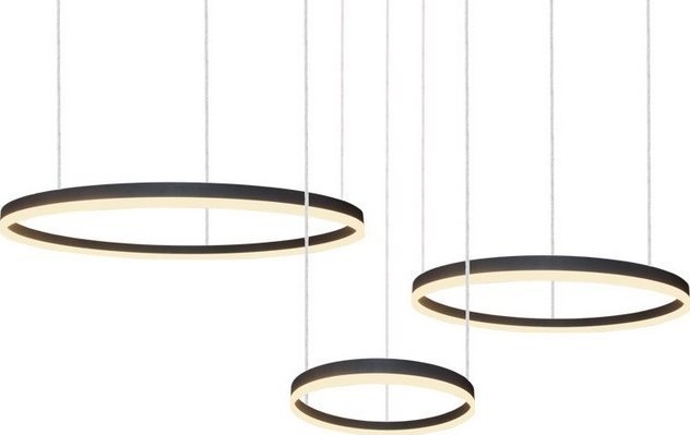 Lampa wisząca Azzardo Wisząca lampa Halo AZ4972 LED 120W z pilotem czarna