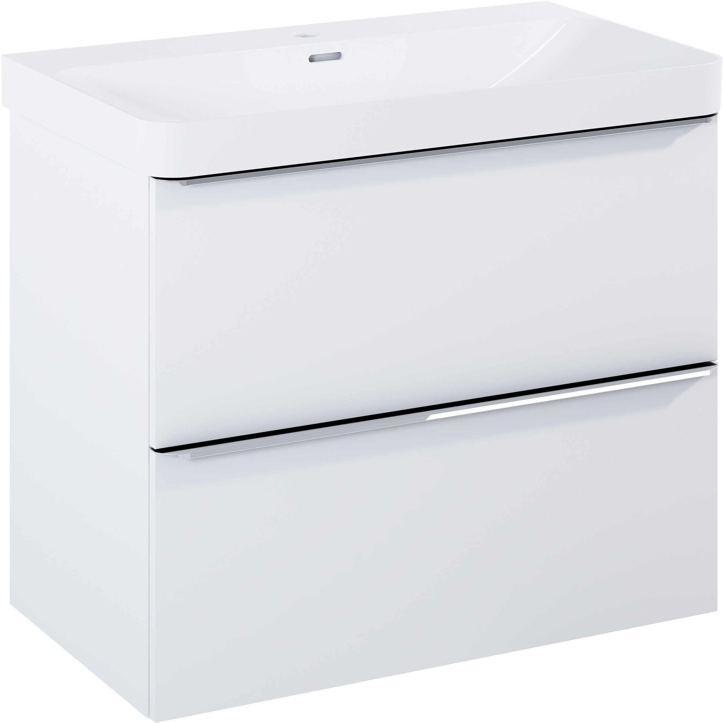 CAB+WASHBAS SET SOFT MASTERJERO 80 WHITE