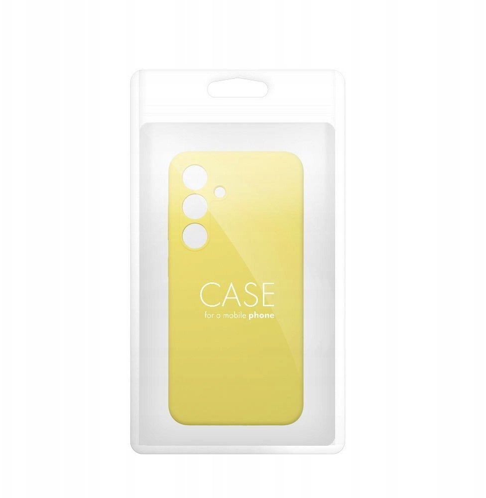 Futerał SILICONE 2mm do XIAOMI REDMI NOTE 14 Pro 5G żółty
