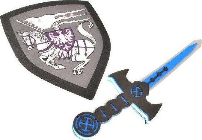 Triton Miecz piankowy + tarcza dla rycerza ZA1278 BI