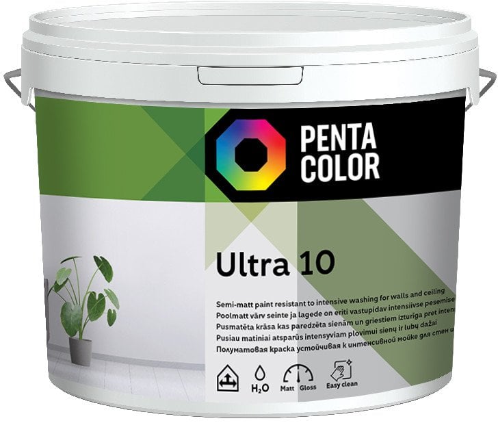Pentacolor EMUL PAINT PENTACOLOR ULTRA 10 WHITE 10L