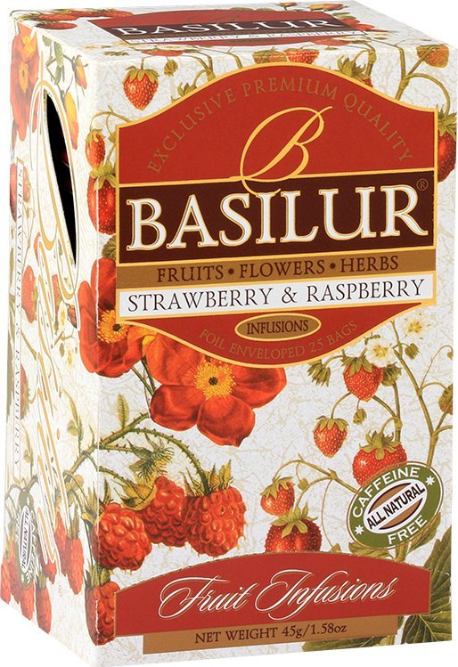 Basilur Herbata owocowa BASILUR STRAWBERRY RASPBERRY 25szt