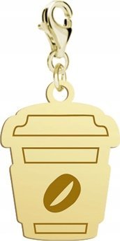 Radziszewska Jewellery Pozłacany Charms CUP OF COFFEE KAWA