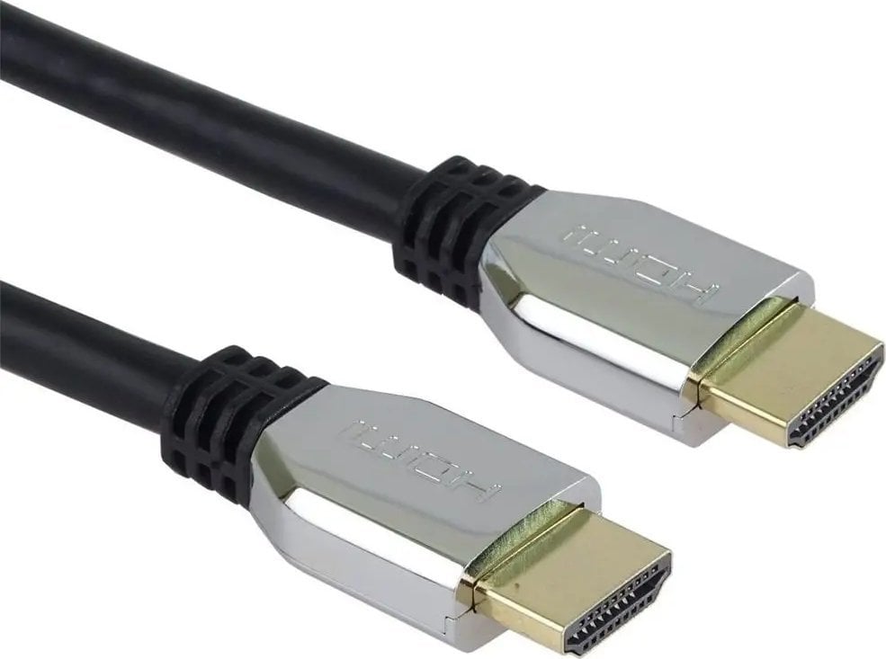 Kabel PremiumCord PREMIUMCORD Kabel HDMI 2.1 High Speed + Ethernet kabel (Zinc Alloy krytky, zlacené konektory) 2m