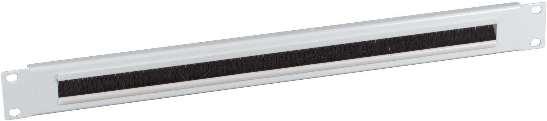 EFB 19Zoll 1HE Kabeldurchf�hrung mit B�rstenleiste RAL9005