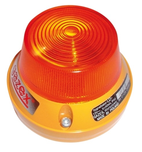 Gazex Sygnalizator optyczny LD-2 12V LED żółty - LD-2