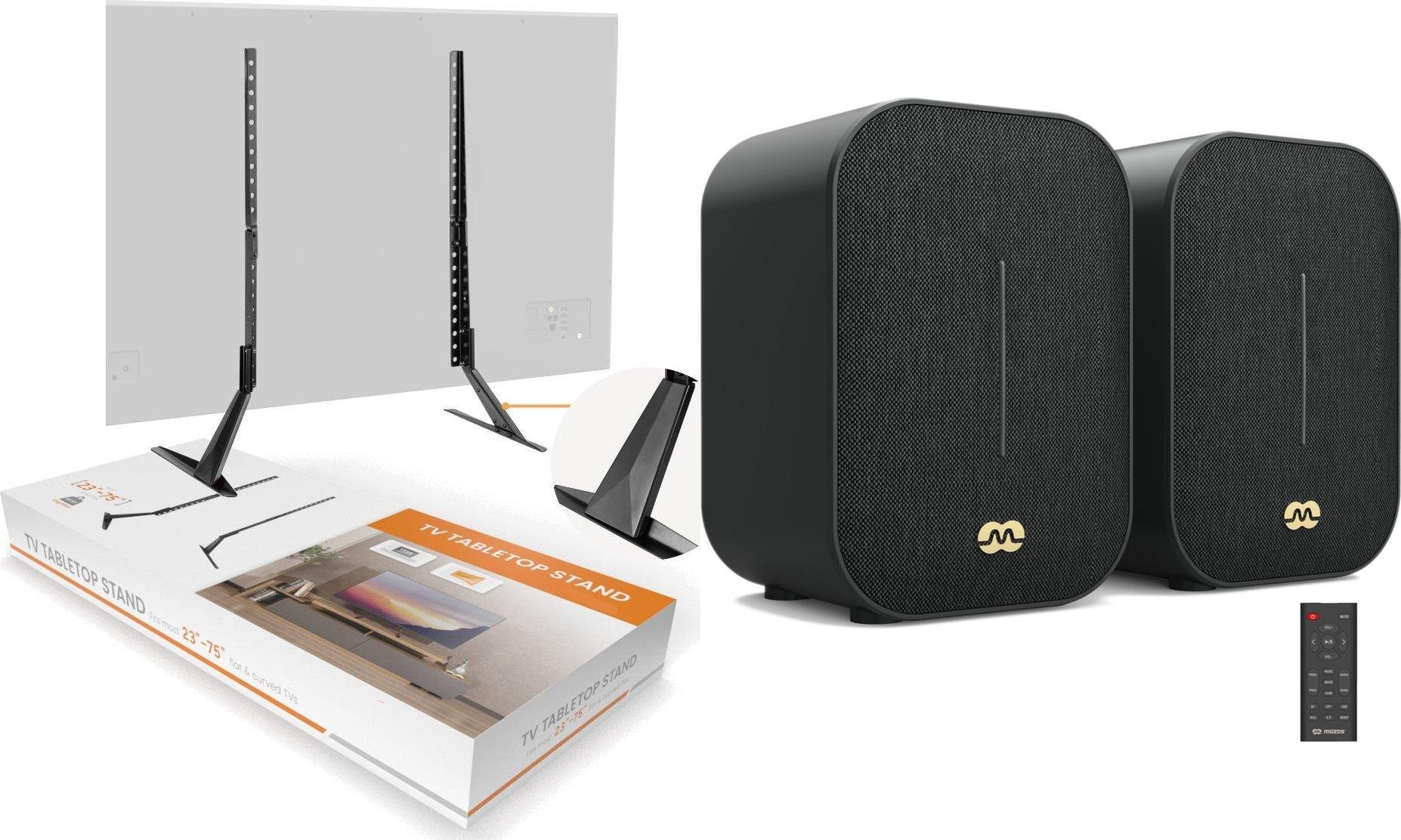 Mozos Mozos Stojak biurkowy TS2 23'' - 75'' + Głośniki komputerowe Agera