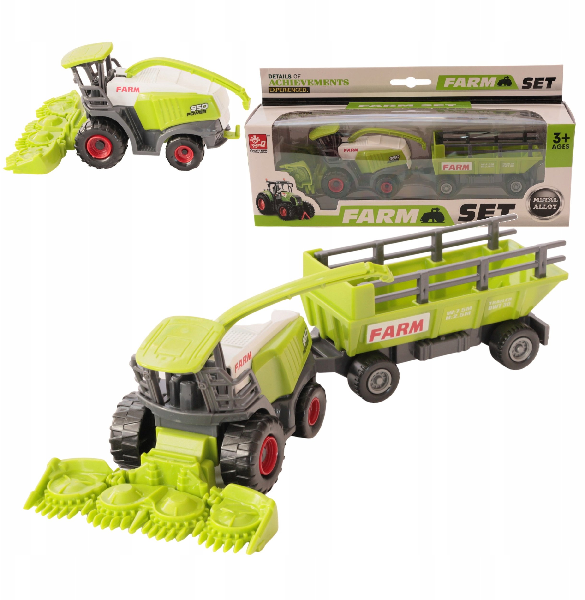 *****Kombajn z przyczepą SQ90222-2C 33244