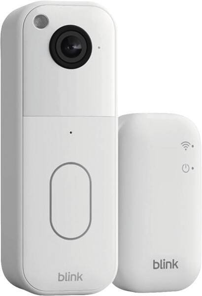 Commax Blink Video Doorbell - 2nd Gen - inteligentny dzwonek - z kamerą - bezprzewodowy - 802.11b/g/n - 2.4 Ghz - biały