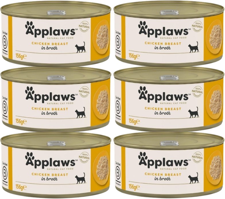 Applaws Cat Pierś z Kurczaka 6x156g PUSZKA