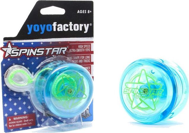 YoYoFactory Yoyo z plastikowym łożyskiem YoYoFactory Spinstar Blue