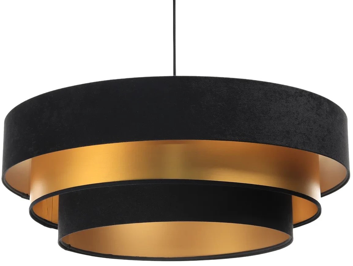 Lampa wisząca TRIO MIX czarna/złota BPS KONCEPT