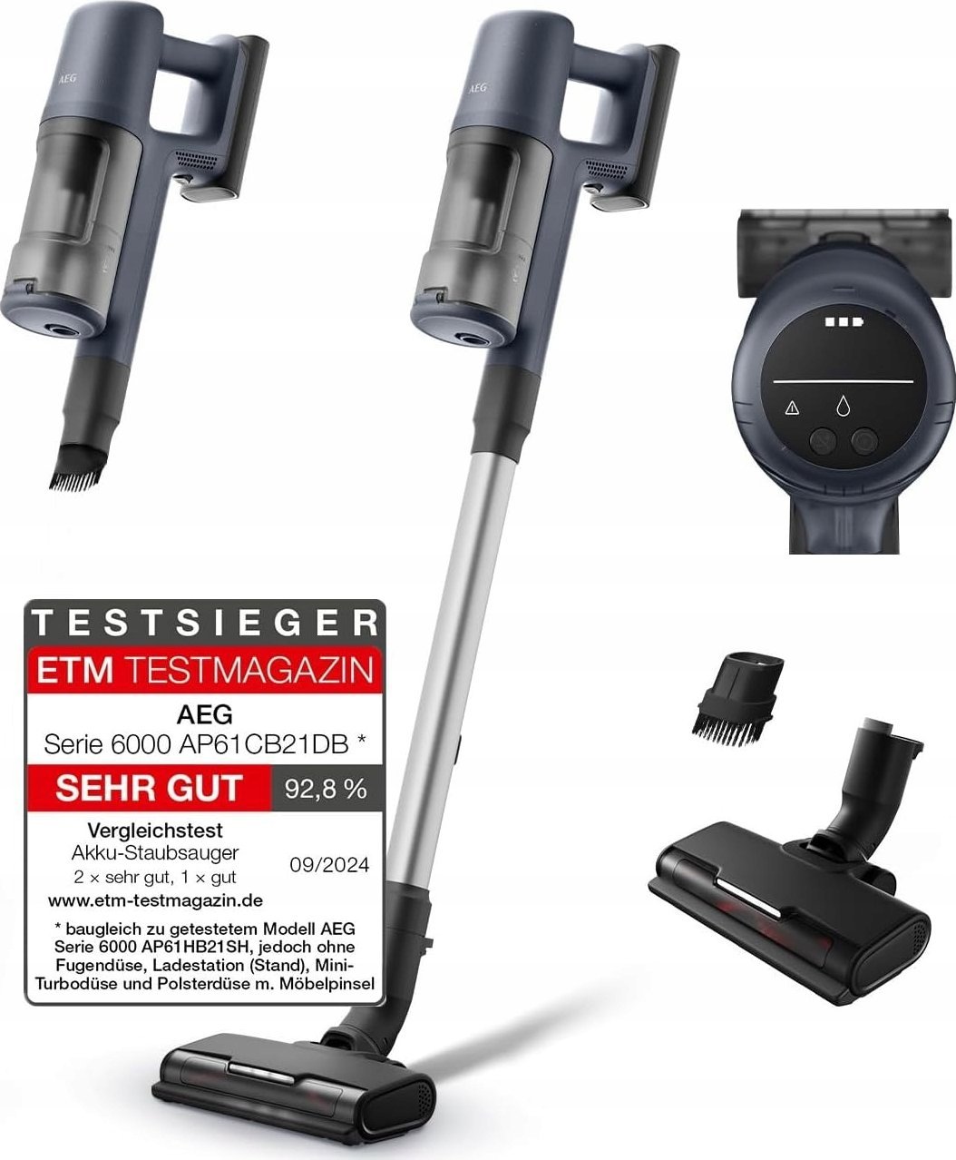 AEG Odkurzacz pionowy 6000/103 000obr./min/175 000dPa bezprzewodowy 40min