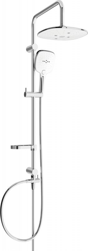 Zestaw prysznicowy Mexen Mexen X17 kolumna prysznicowa chrom/biała - 798171791-02