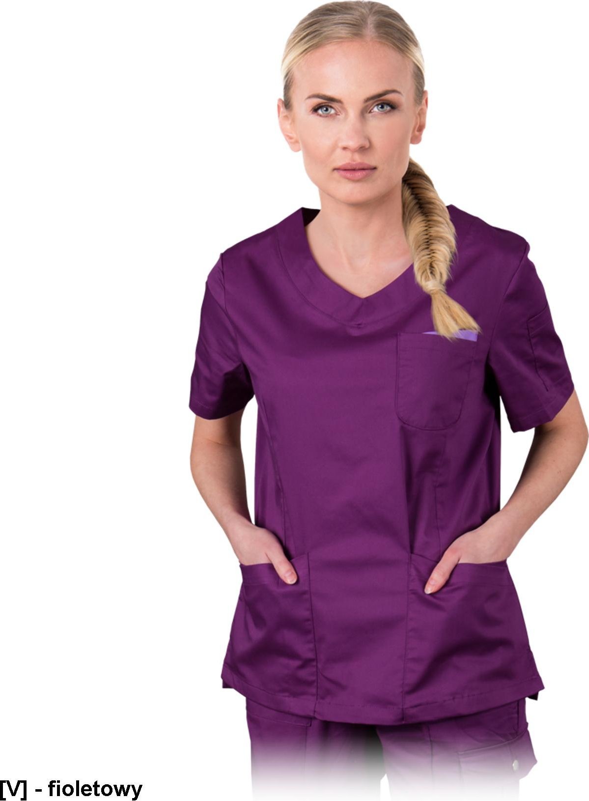 R.E.I.S. OSSIA-J - Bluza ochronna z krótkim rękawem OSSIA, damska M