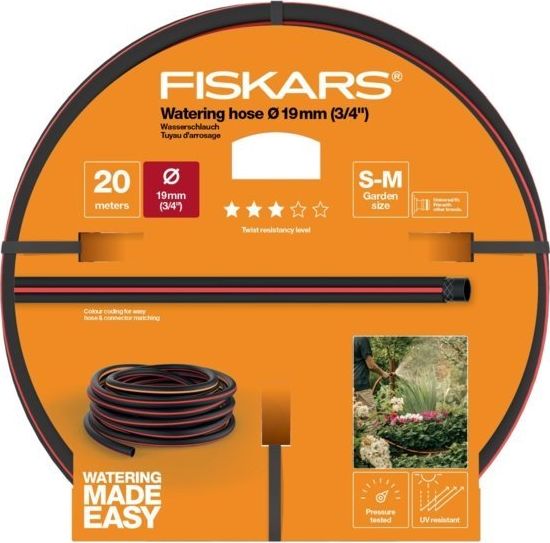 Fiskars wąż ogrodowy Q3, 19mm 3/4'' 20m (1027109)