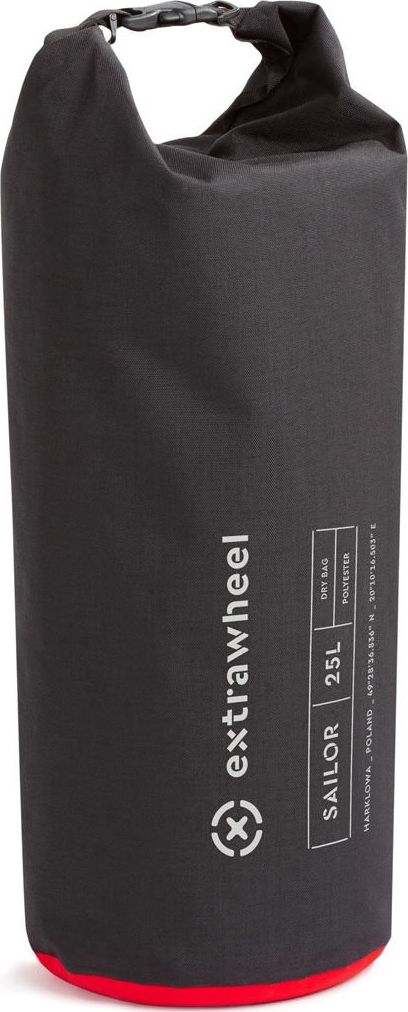 Extrawheel Worek wodoszczelny Extrawheel Sailor black/red 25 Polyester
